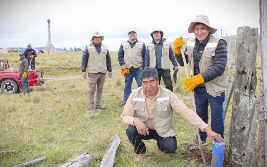 PROTEGEN MÁS DE 285 HECTÁREAS DEL SITIO ARQUEOLÓGICO DE CHACAMARCA CON COLOCACIÓN DE HITOS