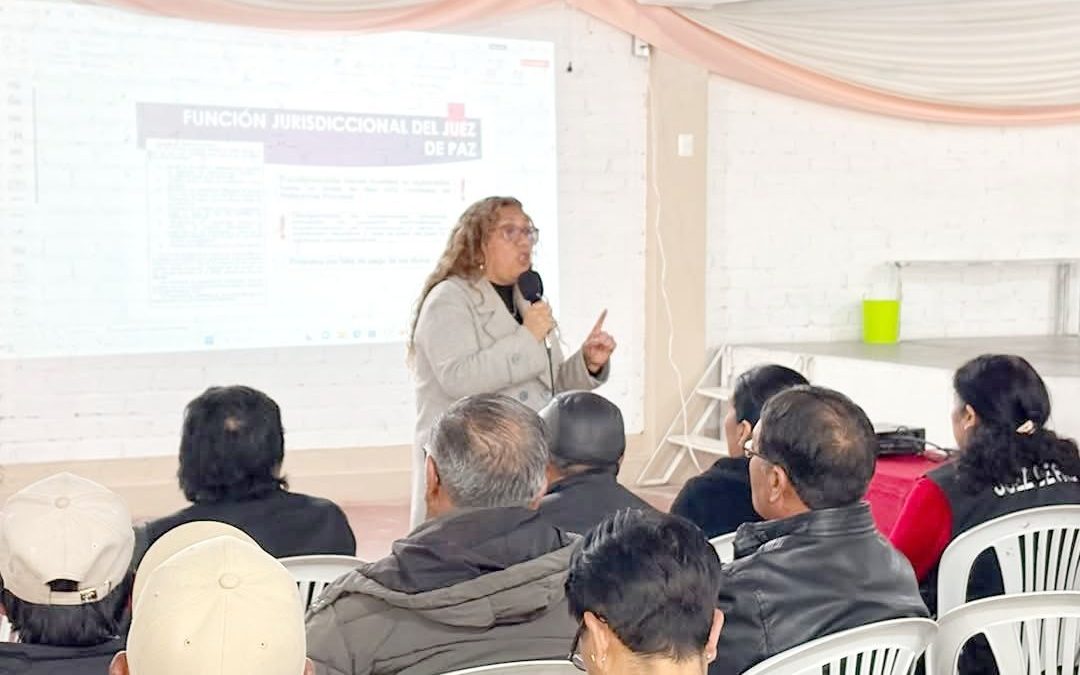 MÁS DE 120 JUECES DE PAZ FORTALECEN SUS COMPETENCIAS EN JORNADAS DE CAPACITACIÓN