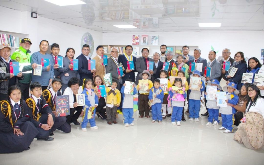 INAUGURAN BIBLIOTECA MUNICIPAL “FRAY JULIÁN HERAS” EN SANTA ROSA DE OCOPA, CONCEPCIÓN