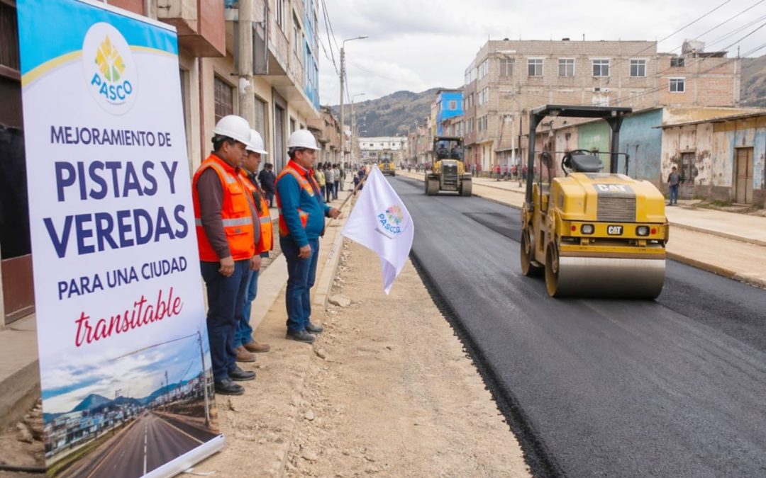MEJORARÁN PISTAS PARA CERRAR BRECHAS URBANAS EN PASCO
