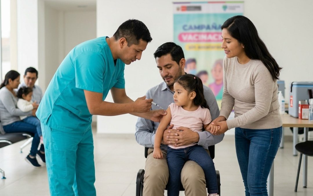 Vacunadores de la región Junín intensifican acciones para proteger a nuestros menores