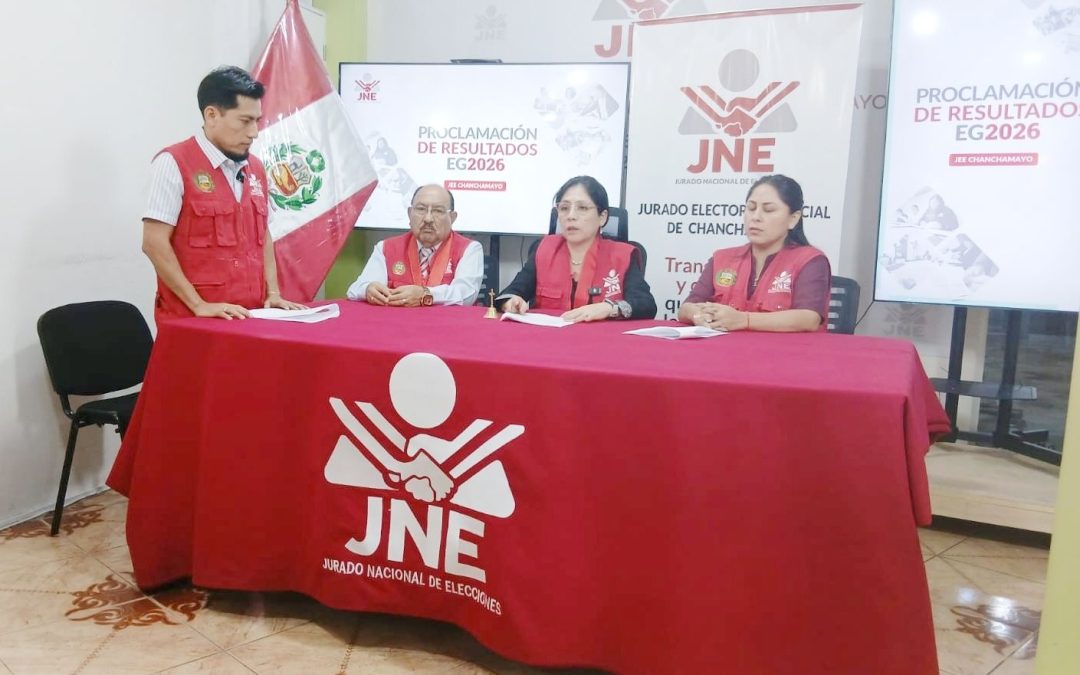 JURADO ELECTORAL ESPECIAL DE CHANCHAMAYO PROCLAMA RESULTADOS DE ELECCIÓN PRESIDENCIAL EN SU JURISDICCIÓN