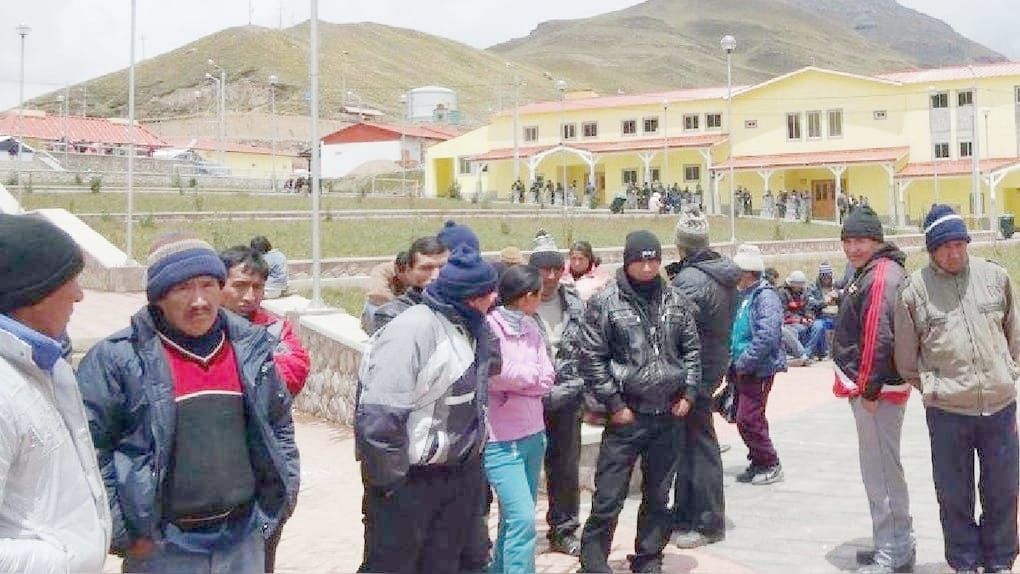 POBLADORES RECHAZAN NUEVA PROPUESTA DEL CONVENIO MARCO DE MINERA CHINALCO EN MOROCOCHA