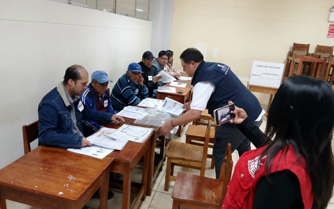 OFICINA DESCONCENTRADA DE PROCESOS ELECTORALES – JUNÍN CAPACITA A MIEMBROS DE MESA PARA ELECCIONES PRIMARIAS DEL 24 DE MAYO