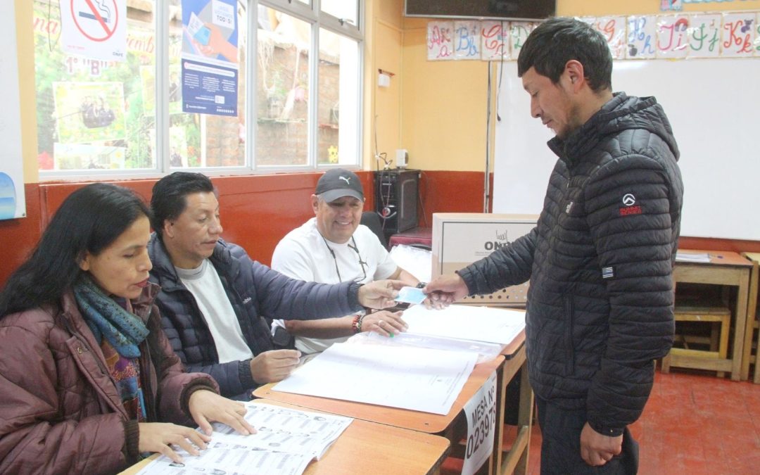 OFICINA NACIONAL DE PROCESOS ELECTORALES ACEPTARÁ SOLICITUDES DE EXCUSA A CARGO DE MIEMBROS DE MESA EN CASOS EXCEPCIONALES