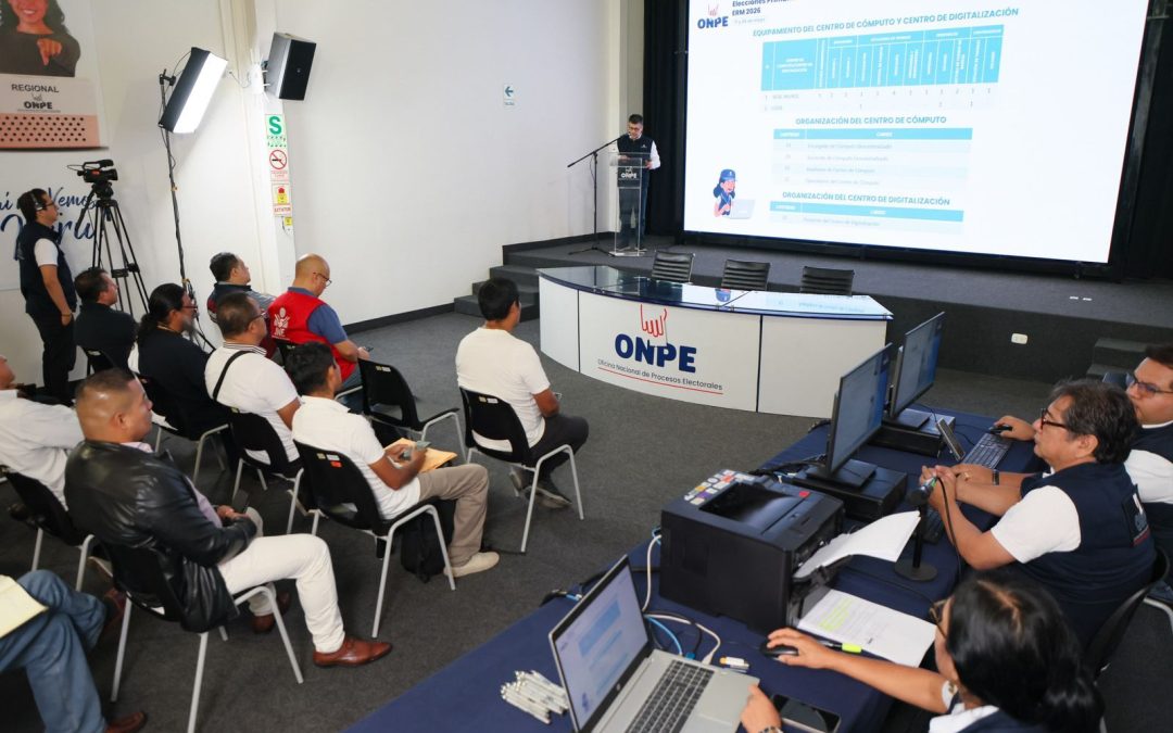 OFICINA NACIONAL DE PROCESOS ELECTORALES DESARROLLÓ SIMULACRO OFICIAL DEL SISTEMA DE CÓMPUTO ELECTORAL