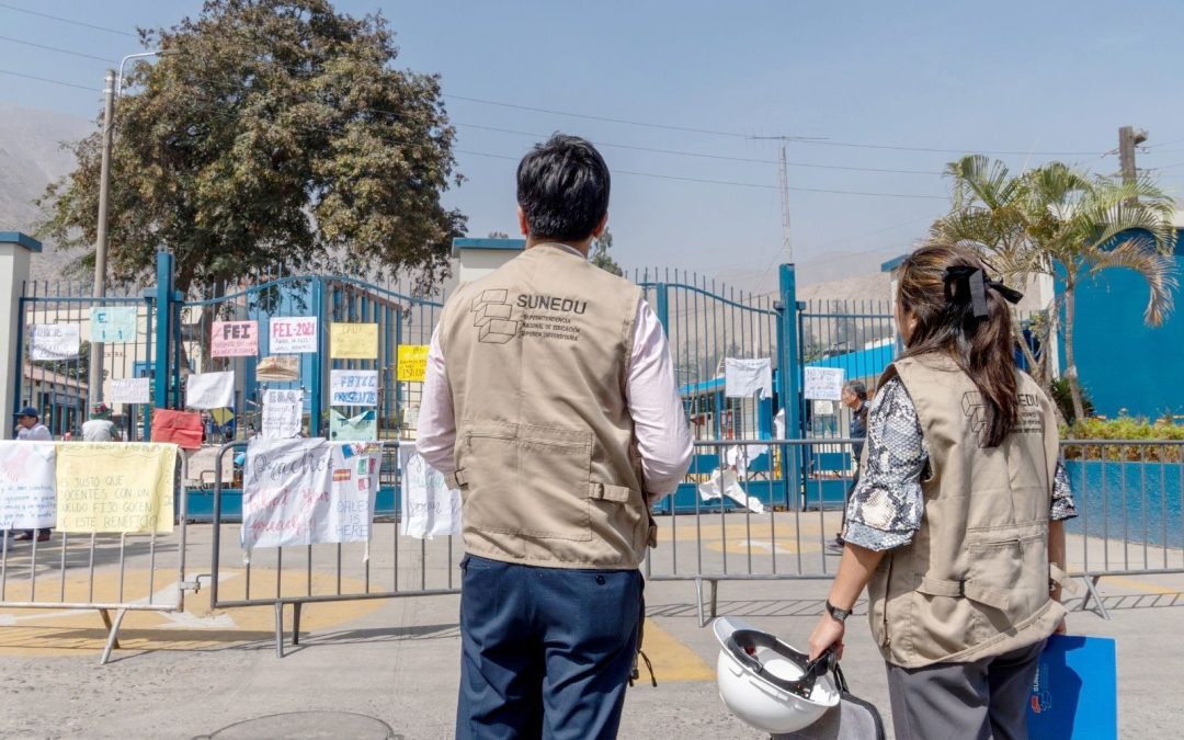 SUNEDU SUPERVISA CONTINUIDAD DEL SERVICIO EDUCATIVO ANTE INCIDENTES EN UNIVERSIDADES DEL PAÍS