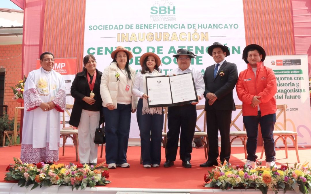 SOCIEDAD BENEFICENCIA DE HUANCAYO INAUGURA EL PRIMER CENTRO DE ATENCIÓN DE NOCHE PARA ADULTOS MAYORES DEL PERÚ