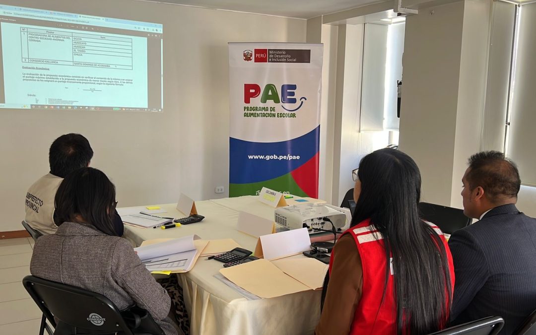 COMITÉS DE CONTRATACIÓN DE JUNÍN EVALUARON PROPUESTAS DEL SEGUNDO PROCESO 2026 DEL PAE CON TRANSPARENCIA Y TRANSMISIÓN EN VIVO
