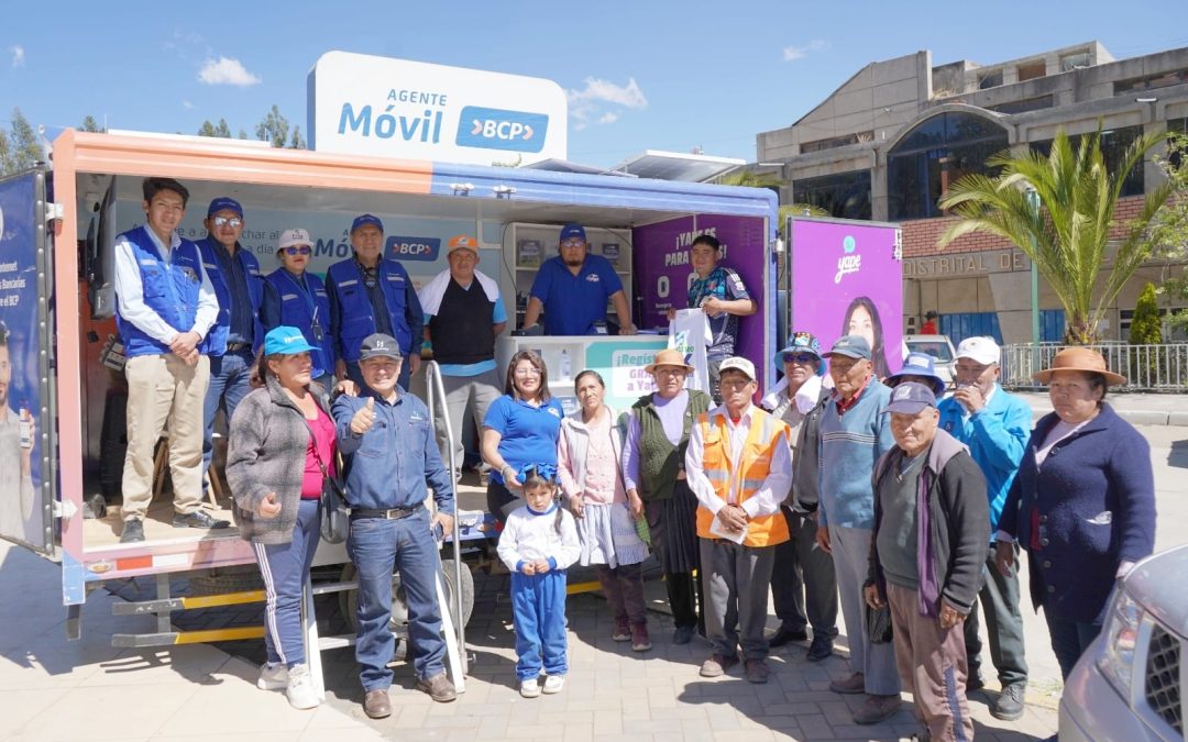 ALIANZA ENTRE ELECTROCENTRO Y BCP FORTALECE ATENCIÓN A USUARIOS DURANTE CARAVANA DE LA ENERGÍA EN SAPALLANGA, HUANCAYO