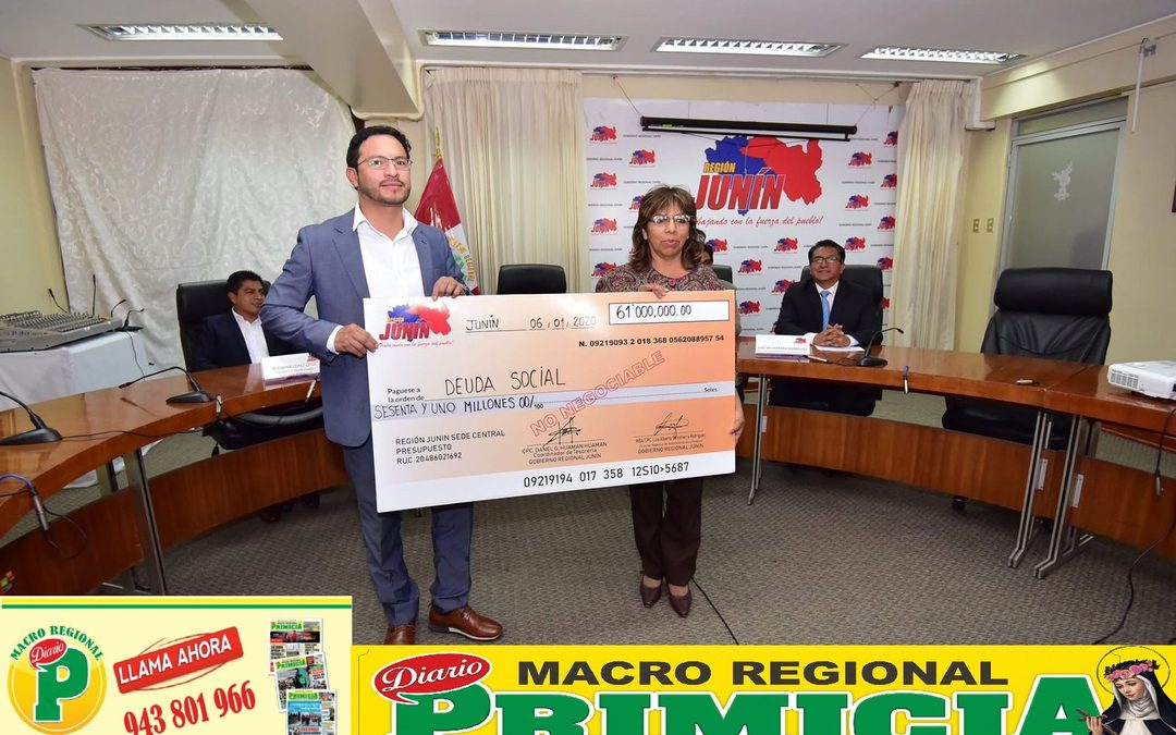 DURANTE SU GESTIÓN 2019-2022 PAGÓ MÁS DE S/333 MILLONES