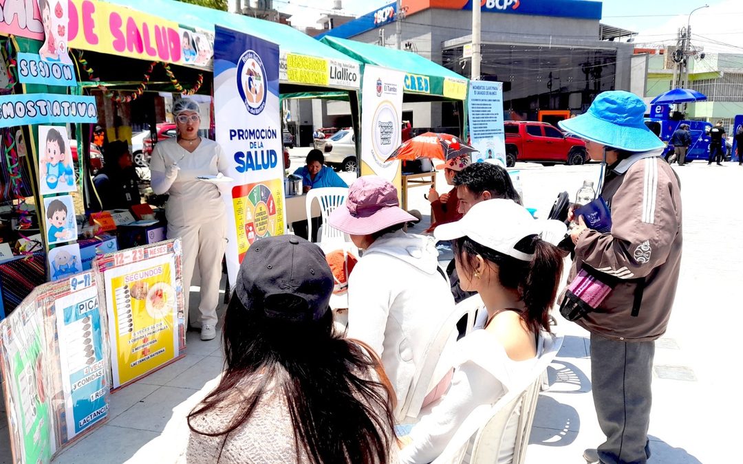 GRAN PARTICIPACIÓN VECINAL EN LA FERIA INTEGRAL DE SALUD EN EL TAMBO
