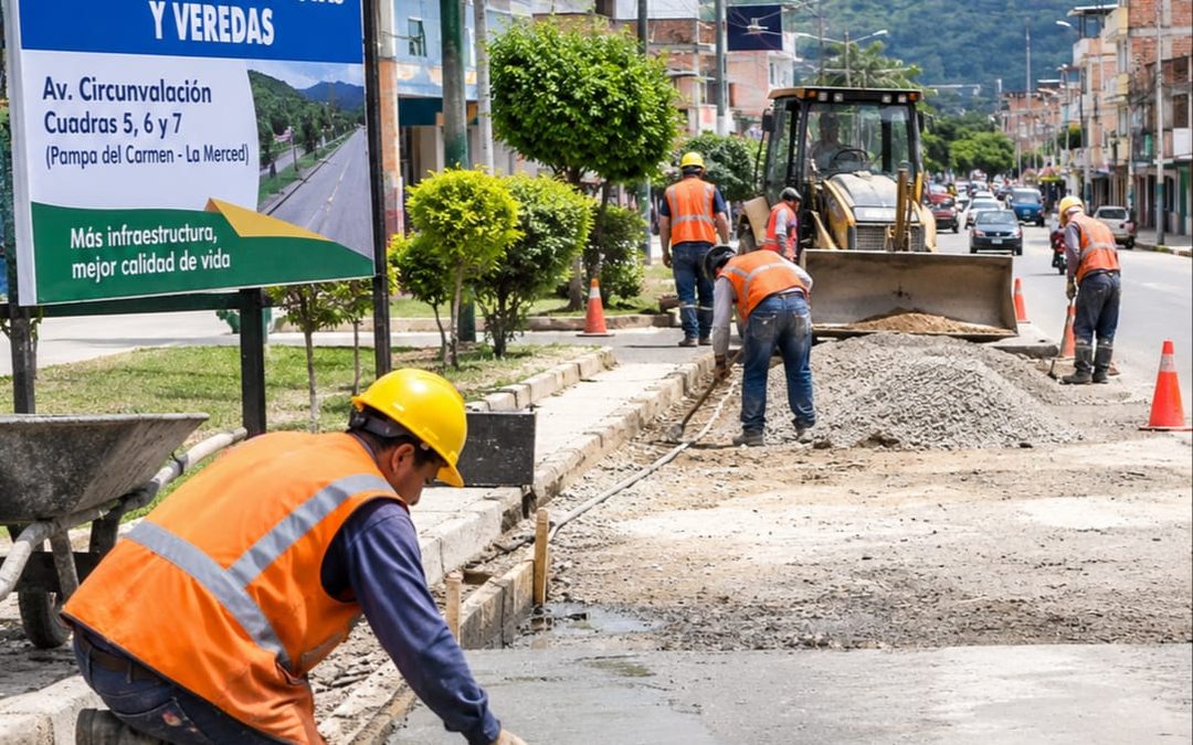 OBRA VIAL BUSCA FACILITAR EL TRÁNSITO
