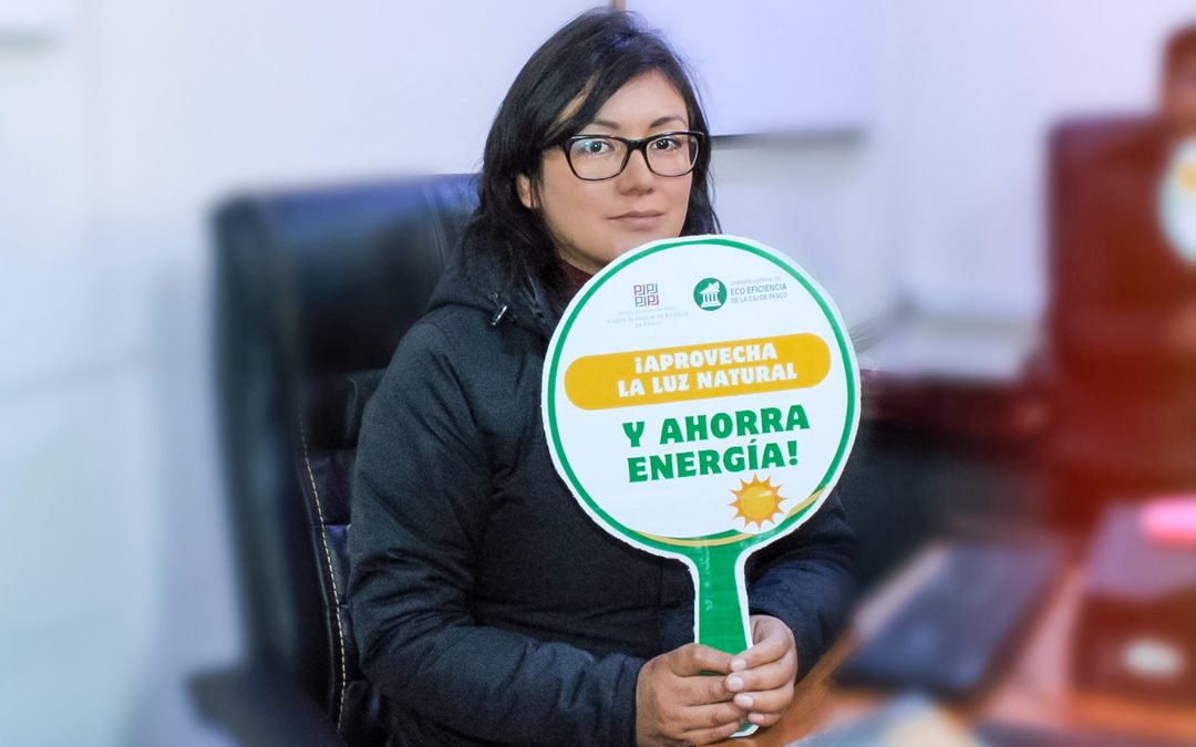 POR EL DÍA MUNDIAL DEL AHORRO DE ENERGÍA LA CORTE DE PASCO PROMUEVE HÁBITOS ECOEFICIENTES