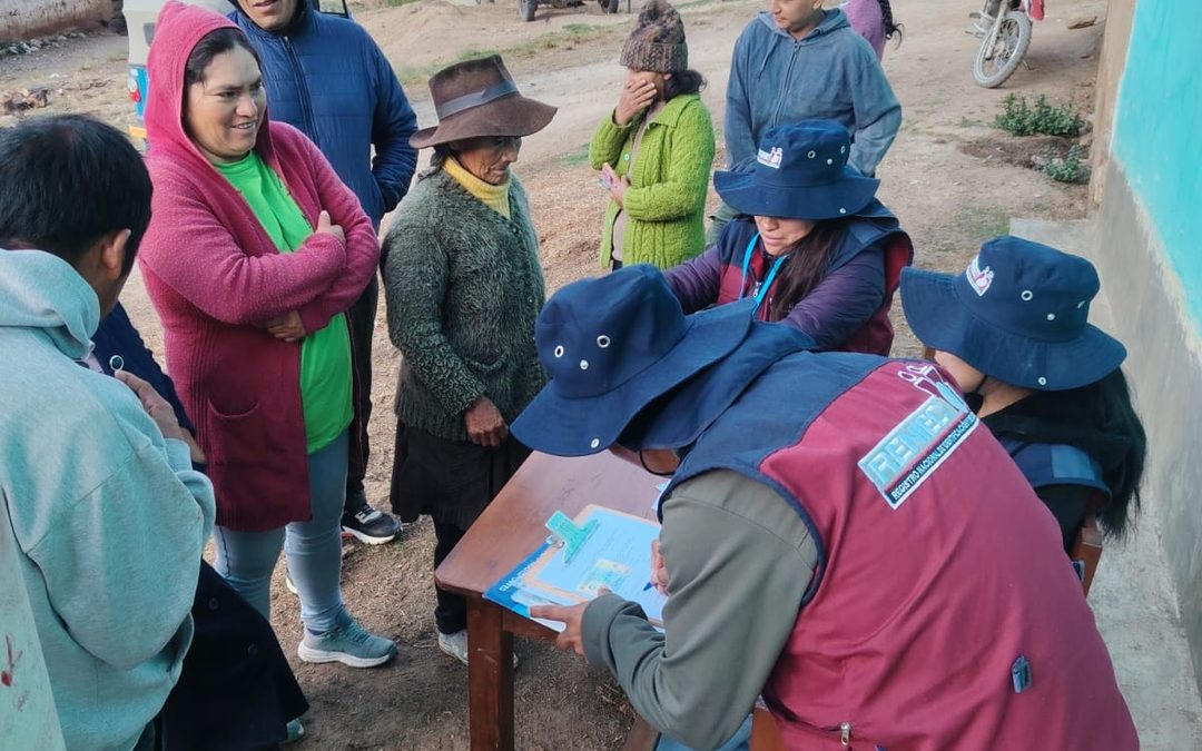EMPADRONAMIENTO DE CIUDADANOS DE HUANCAVELICA CONCLUYE EL 25 DE OCTUBRE