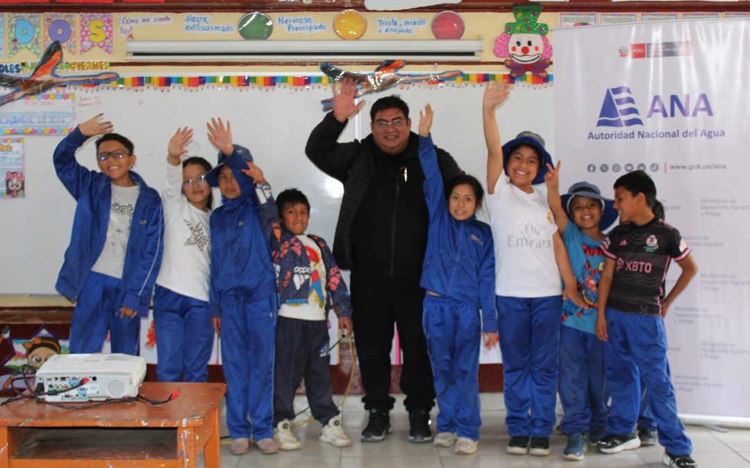 Huancavelica: ANA enseña a 506 escolares a cuidar el agua en sus escuelas y hogares