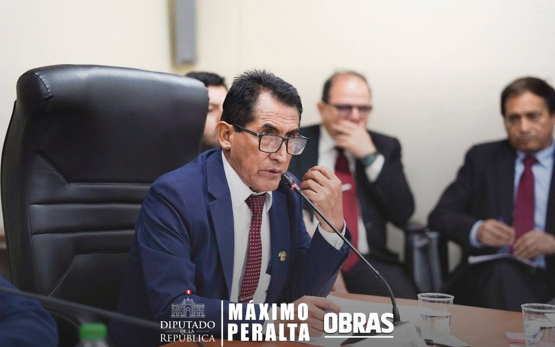 DIPUTADO POR JUNÍN, MÁXIMO PERALTA, PRESENTA