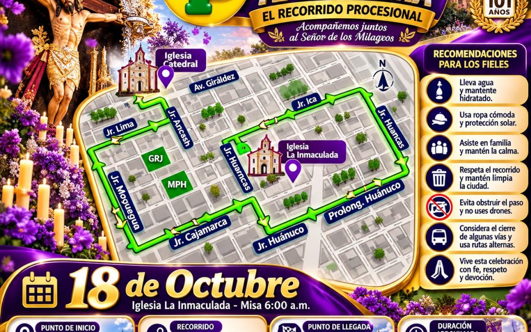💜💛 ¡HUANCAYO SE PREPARA PARA VIVIR UNA JORNADA DE FE Y DEVOCIÓN! 🙏✨