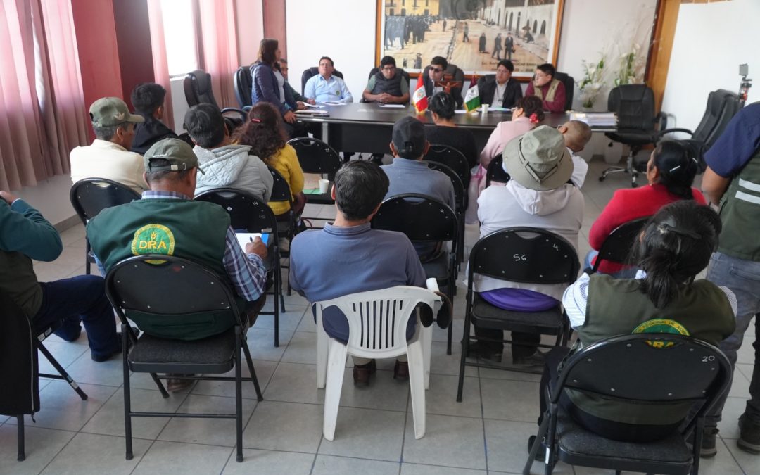 DIRECTOR REGIONAL DE AGRICULTURA JUNÍN Y AGENCIA AGRARIA CHUPACA GESTIONAN DONACIÓN DE TERRENO PARA FUTURA SEDE INSTITUCIONAL